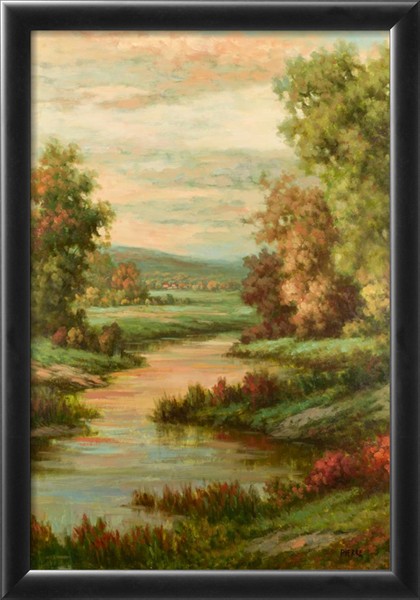 Lac d'Avignon - Pierre Auguste Renoir Painting